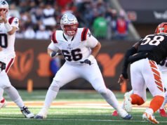 LT Will Campbell se dirigió a IR; Patriots no tendrán protector a Drake Maye hasta al menos la Semana 18