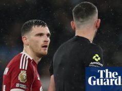 Andrew Robertson admite que el Liverpool se enfrenta a una “gran batalla cuesta arriba” para retener el título | Liverpool