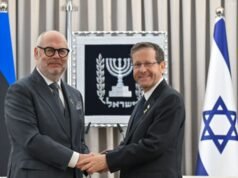 Estonia levanta la advertencia de viaje a Israel mientras Gideon Sa’ar abre su primera embajada en Tallin