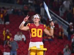 El despeje falso de la USC y los fanáticos de los recién casados lideran los superlativos de la Semana 11 del fútbol universitario