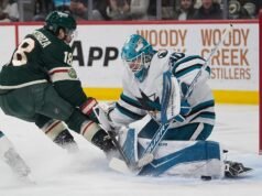El portero de los San Jose Sharks, Yaroslav Askarov, brilla en la victoria sobre Minnesota Wild