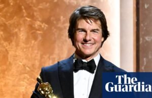 “Hacer películas es lo que soy”: Tom Cruise recibe un Oscar a la trayectoria | Tom Crucero