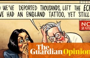 Ben Jennings sobre las medidas de asilo de Shabana Mahmood – caricatura