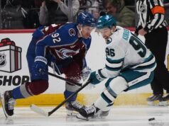 Los San Jose Sharks no son rival para Colorado Avalanche, Nathan MacKinnon