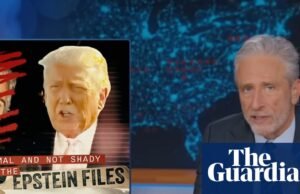 Jon Stewart sobre el cambio radical de Trump sobre los archivos de Epstein: ‘Este tipo está luchando’ | Resumen de televisión nocturna
