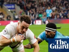 Henry Arundell huye para ayudar a Inglaterra a completar su lucha contra Fiji | Serie de naciones de otoño