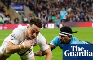 Henry Arundell huye para ayudar a Inglaterra a completar su lucha contra Fiji | Serie de naciones de otoño