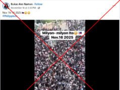 Imágenes de protestas en Nepal tergiversadas como manifestación anticorrupción en Filipinas