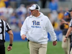 El entrenador de Pitt, Pat Narduzzi, sobre el partido de Notre Dame: “Pueden darnos 100 puntos siempre que ganemos los dos siguientes”
