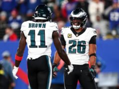 AJ Brown destaca la necesidad de mejorar la ofensiva de los Eagles; Saquon Barkley está de acuerdo: ‘AJ no dice nada malo’