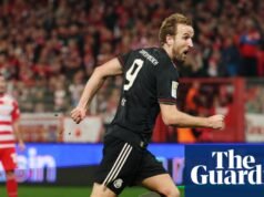Fútbol europeo: el empate tardío de Harry Kane salva al Bayern de su primera derrota | fútbol de clubes europeos