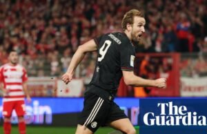 Fútbol europeo: el empate tardío de Harry Kane salva al Bayern de su primera derrota | fútbol de clubes europeos