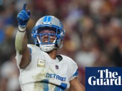 Amon-Ra St Brown de los Lions se disculpa por la ofensa causada por el ‘Trump Dance’ durante el partido | Leones de Detroit