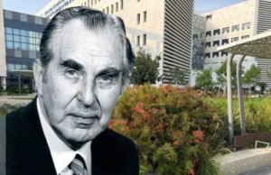 Dublín cambia el nombre de un parque, este hospital pone el nombre de un jardín a Chaim Herzog