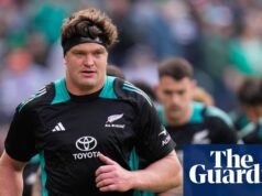 Scott Barrett listo para regresar y ser el capitán de los All Blacks contra Inglaterra en Twickenham | Equipo de rugby de Nueva Zelanda