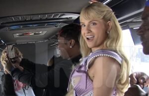 Meghan Trainor filma un nuevo video musical en su gira Bus TMZ