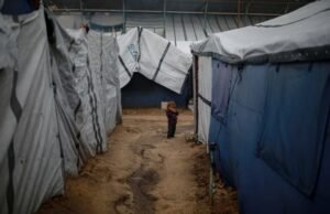 La Franja de Gaza se inunda tras las fuertes lluvias