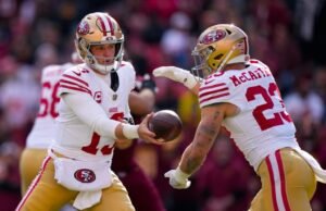 Brock Purdy y Bryce Huff de los 49ers están practicando pero Ricky Pearsall no