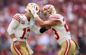 Los tres grandes de los 49ers (Purdy, Kittle y McCaffrey) dominan a los Cardinals