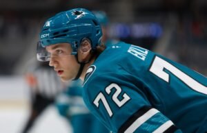 El extremo de los San Jose Sharks, William Eklund, fuera contra el Seattle Kraken debido a una lesión