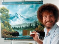 Las pinturas de Bob Ross se venden por más de 600.000 dólares para ayudar a las estaciones de televisión públicas