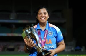 La CAB honrará a la estrella de la Copa Mundial Femenina Richa Ghosh con un bate y una pelota bañados en oro