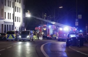 Halladas huellas de una bomba tras una explosión en un edificio en Düsseldorf
