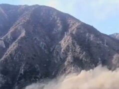 Un vídeo desgarrador muestra el colapso de un puente en China menos de un año después de su apertura al tráfico