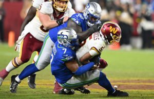 Video del codo dislocado del mariscal de campo Jayden Daniels, los Seahawks vencieron a Washington