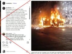 Imágenes no relacionadas compartidas falsamente en la explosión de Delhi