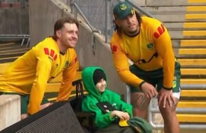 Mitchell Moses sobre los jugadores de los Canguros australianos que ya no juegan; El hermoso acto de Cameron Munster para un niño con cáncer