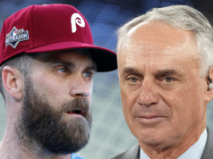 Bryce Harper supuestamente fue amenazado por un funcionario de la MLB después de una discusión con Rob Manfred, dice un agente