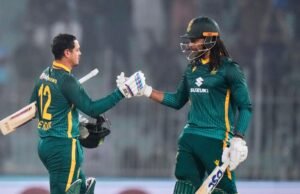 PAK vs SA, segundo ODI: De Kock celebra el siglo como serie a nivel de Sudáfrica contra Pakistán