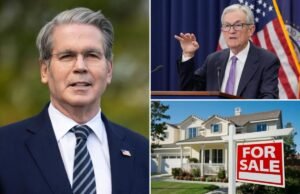 Las altas tasas de interés pueden haber causado la recesión inmobiliaria, dice Bessent