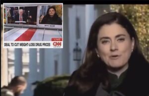 La reportera de CNN Kristen Holmes visiblemente agitada cuando un soplador de hojas de la Casa Blanca interrumpe un segmento en vivo: ‘Ensordecedor para mí’