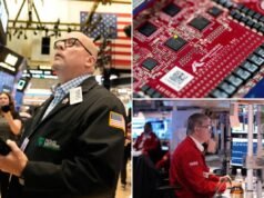 Las acciones tienen el peor día en un mes por preocupaciones sobre la IA y menguantes esperanzas de recortes en las tasas de interés