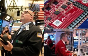 Las acciones tienen el peor día en un mes por preocupaciones sobre la IA y menguantes esperanzas de recortes en las tasas de interés