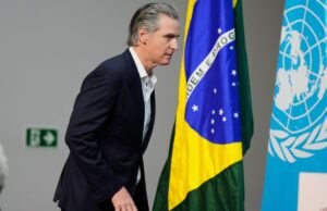 Gavin Newsom lame en Brasil – mientras California se ahoga