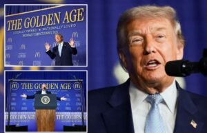 Trump promete que “los precios están bajando” en un discurso ante los propietarios de McDonald’s