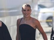 Las estrellas de Matildas deslumbran cuando llegan a la lujosa villa de Perth para celebrar la boda del capitán Sam Kerr