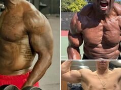 Ingresa a la temporada navideña con esos famosos bíceps, ¡adivina quién!