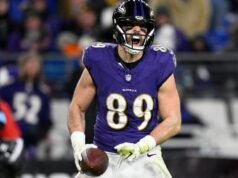 Mark Andrews acuerda una extensión de tres años con los Ravens