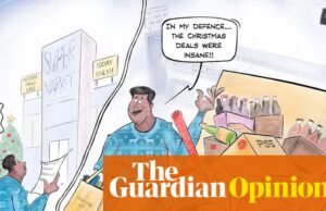 Samuel Ojo sobre los peligros de las compras navideñas – caricatura