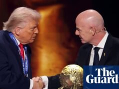 Trump recibe el primer Premio de la Paz de la FIFA en el sorteo de la Copa del Mundo en Washington | Copa del Mundo 2026