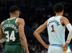 Giannis Antetokounmpo Posibles destinos comerciales: Sí, OKC puede tenerlo si quieren, pero asociarse con Wemby también tiene sentido