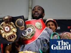 Terence Crawford destronado por el CMB, le da al británico Sheeraz una oportunidad por el título | Teresa Crawford
