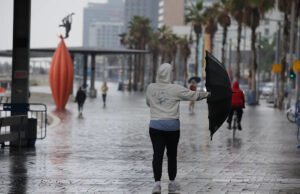 Israel se prepara para la tormenta Byron, pero no todos los ciudadanos recibirán ayuda