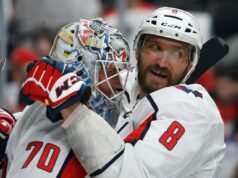 San Jose Sharks impresionados por el capitán de los Washington Capitals, Alex Ovechkin
