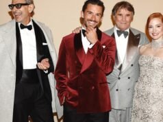 Jessica Chastain y Jonathan Bailey asisten al estreno del documental Brunello Cucinelli