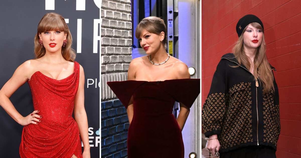 Los mejores momentos de estilo de Taylor Swift del día del juego de los Grammy 2025